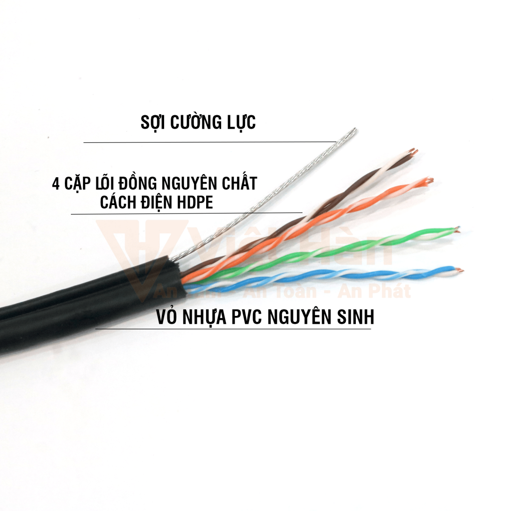 dây cáp mạng tín hiệu CAT5E UTP CƯỜNg lực