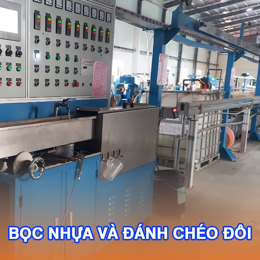 Quy trình sản xuất dây cáp mạng