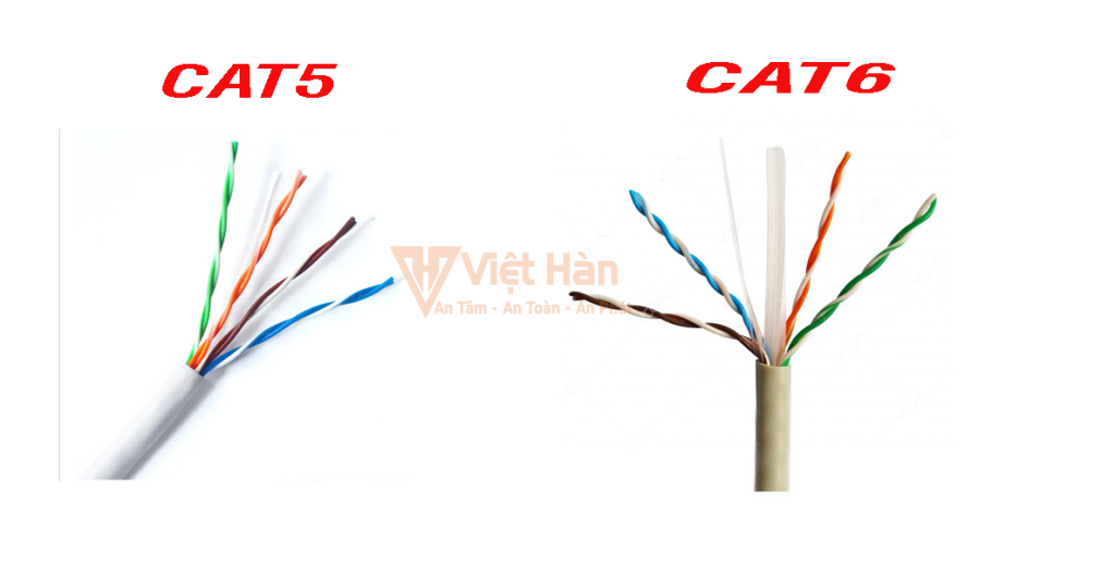 Phân biệt dây cáp mạng cat5 và cat6