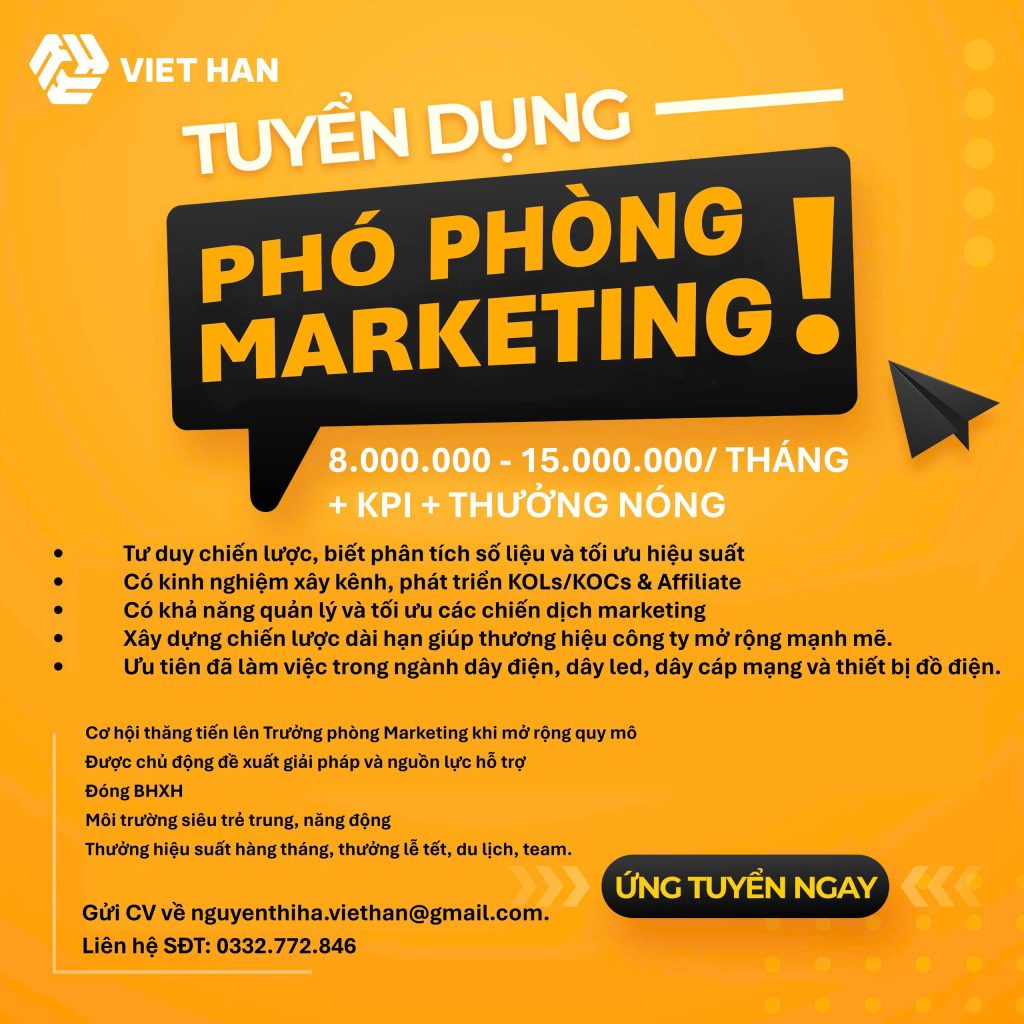 Tuyển dụng Marketing