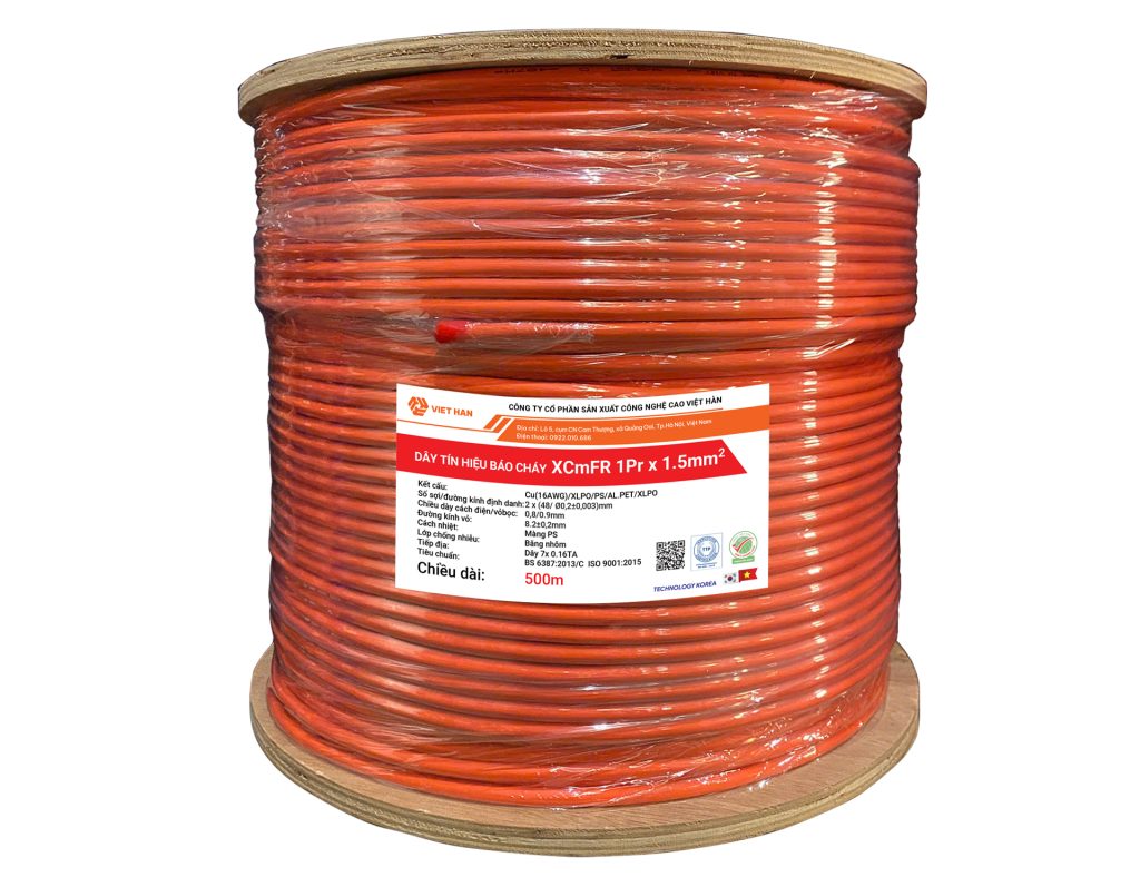 Dây tín hiệu báo cháy Việt Hàn