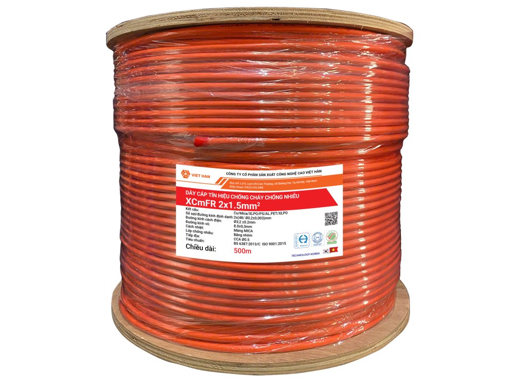 Dây cáp tín hiệu chống cháy chống nhiễu