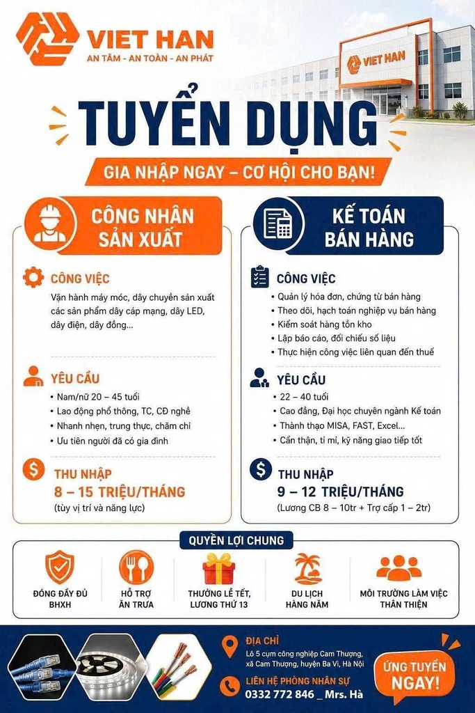 Tuyển dụng nhân sự
